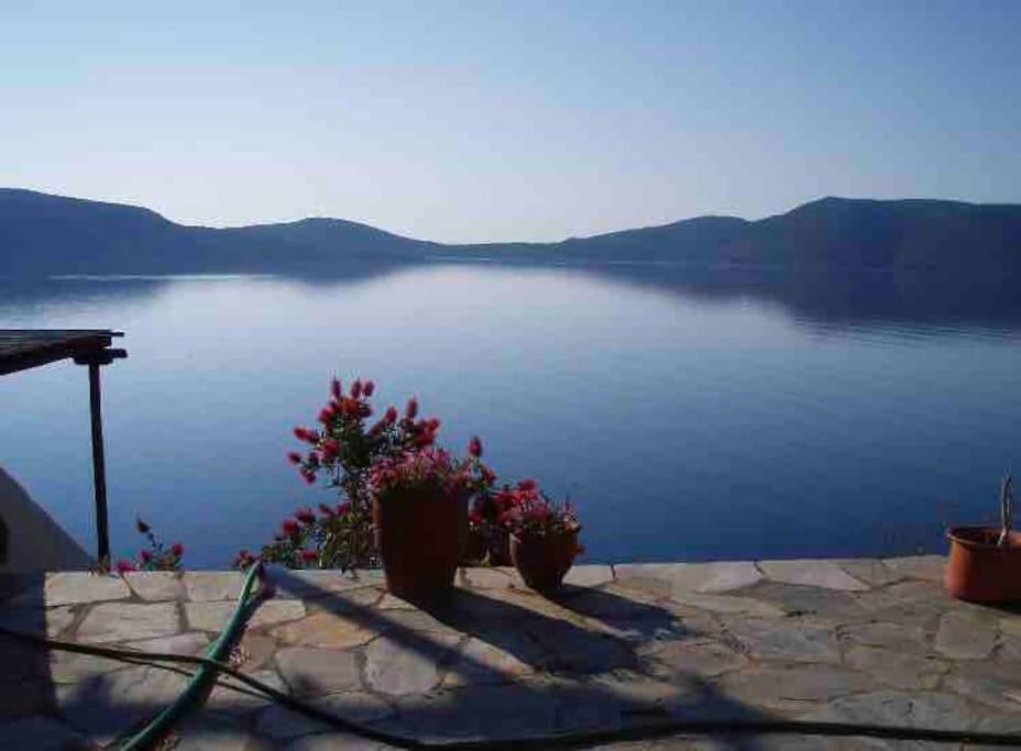 Villa With Breathtaking Views And Private Beach Agios Dimitrios  Exterior photo